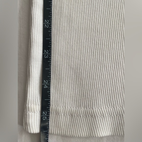 Guess White Ribbed Tank with Rhinestone Logo -Small - Picture 3 of 3